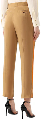 (Women) Burberry High-Waist Straight-Leg Casual Pants Light Beige 45604841 Shop (Women) Burberry High-Waist Straight-Leg Casual Pants Light Beige 45604841