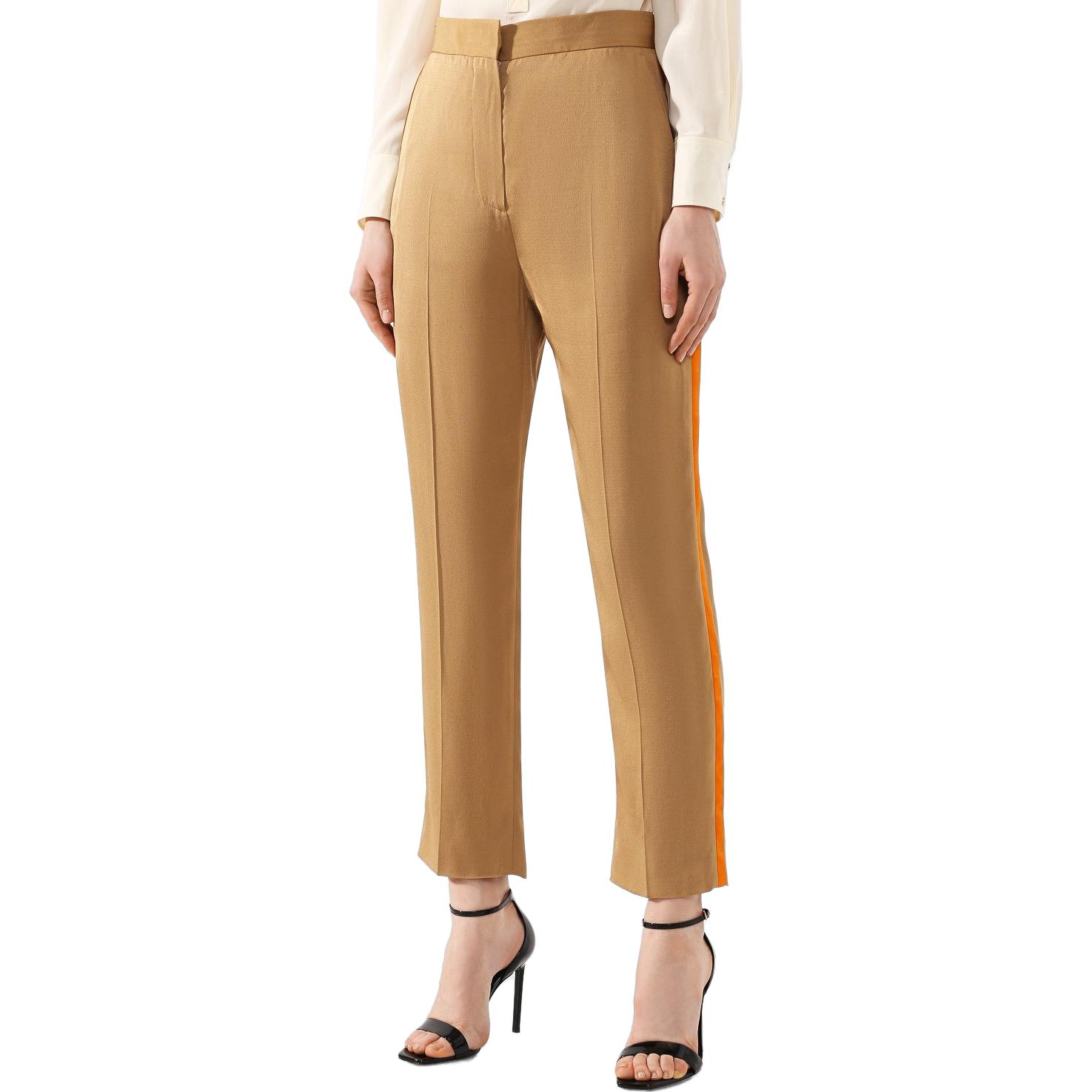 (Women) Burberry  High-Waist Straight-Leg Casual Pants Light Beige 45604841 圖 5