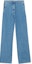 Order (Women) Burberry High-Waisted Flared Blue Jeans - Solid Color 80731111