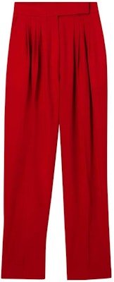 (W) 博柏利高腰红色褶皱长裤 80169071 Order (W) 博柏利高腰红色褶皱长裤 80169071