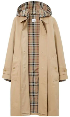 (Women) Burberry Honey Beige Mid-Length Trench Coat with Long Sleeves. 80726771 Order (Women) Burberry Honey Beige Mid-Length Trench Coat with Long Sleeves. 80726771