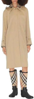 (Women) Burberry Honey Beige Mid-Length Trench Coat with Long Sleeves. 80726771 Shop (Women) Burberry Honey Beige Mid-Length Trench Coat with Long Sleeves. 80726771