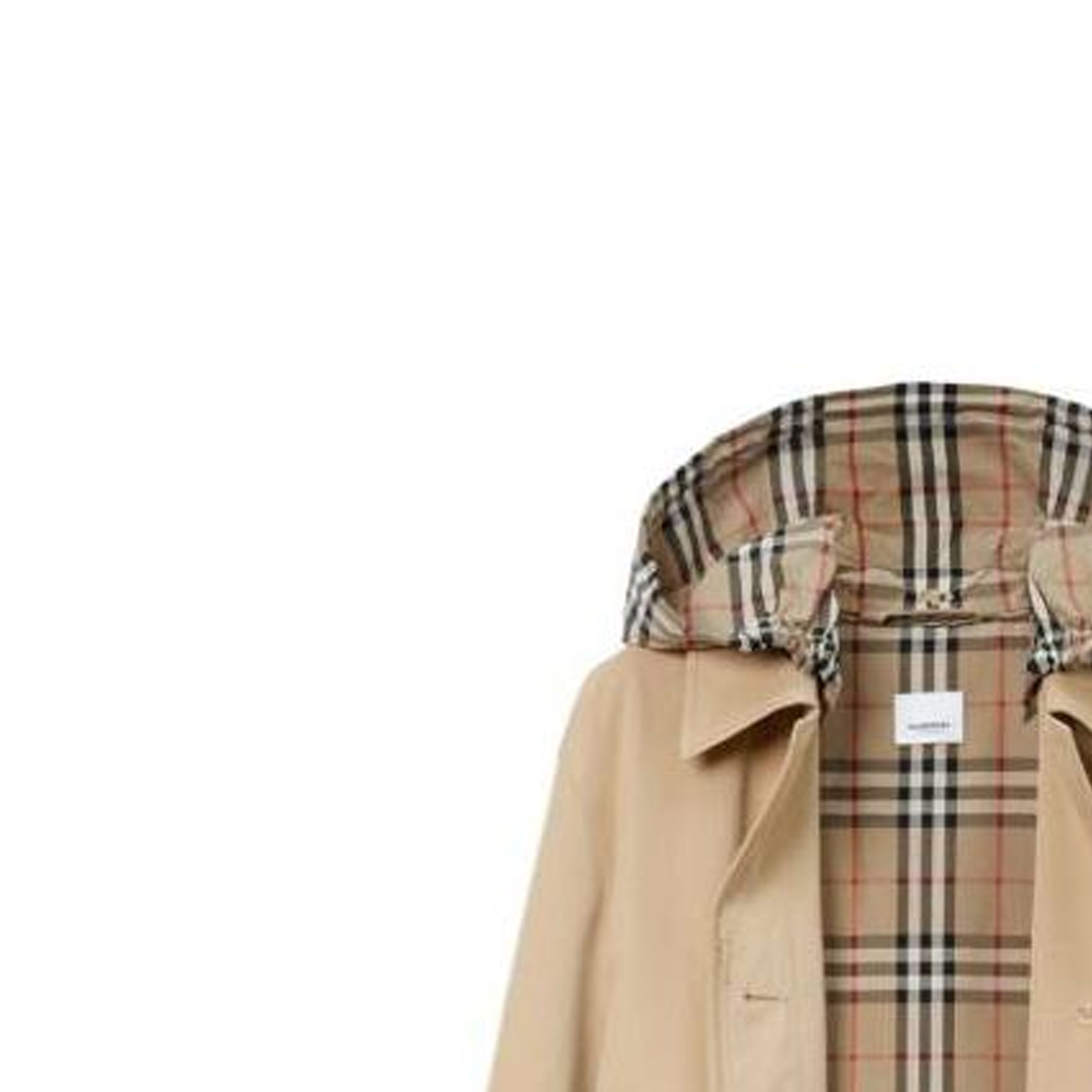 (Women) Burberry  Honey Beige Mid-Length Trench Coat with Long Sleeves. 80726771 圖 7