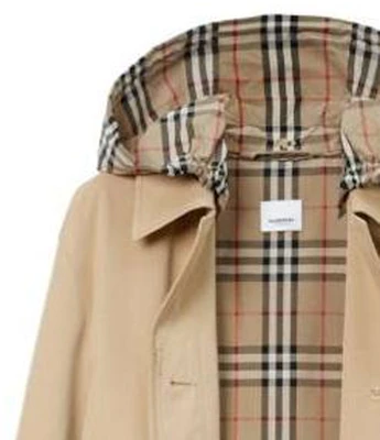 (Women) Burberry Honey Beige Mid-Length Trench Coat with Long Sleeves. 80726771 Sizing (Women) Burberry Honey Beige Mid-Length Trench Coat with Long Sleeves. 80726771