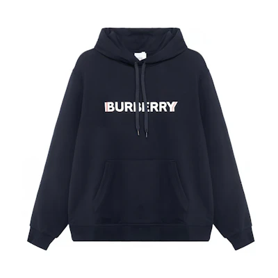 (Women) Burberry Hoodie Black with Logo and Letter Print. 80526561