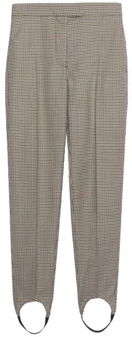 women-burberry-houndstooth-print-stirrup-pants-khaki-casual-trousers-80019521