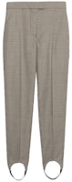 (Women) Burberry Houndstooth Print Stirrup Pants Khaki Casual Trousers. 80019521 (Women) Burberry Houndstooth Print Stirrup Pants Khaki Casual Trousers. 80019521
