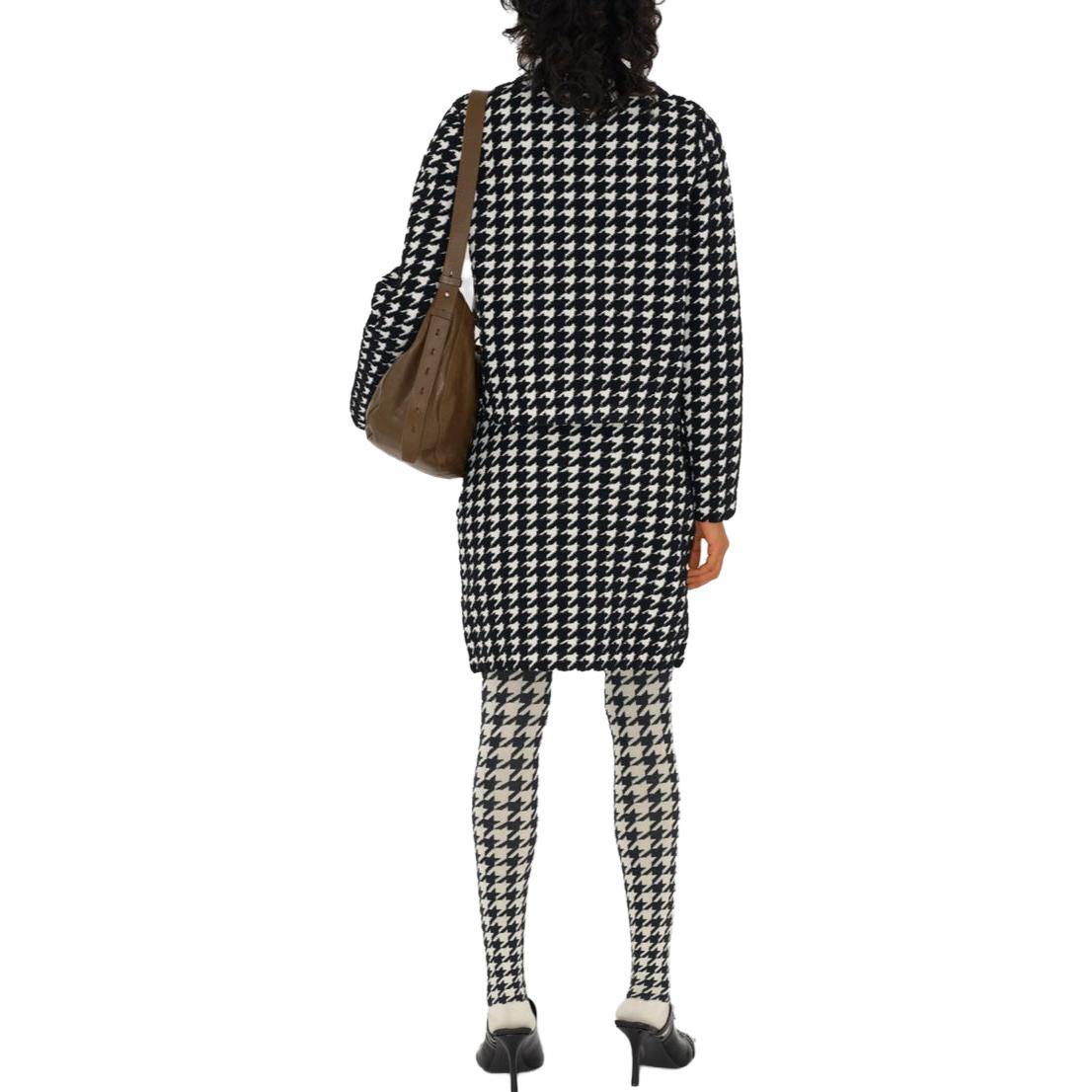 (Women) Burberry  Houndstooth Round Neck Long Sleeve Knit Sweater. 80808591 圖 5