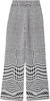 Lookbook (W) Burberry 千鳥格紋羊毛口袋休閒長褲 - 黑色 80812521