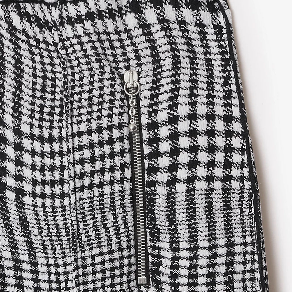 Cheap (W) Burberry 千鳥格紋羊毛口袋休閒長褲 - 黑色 80812521