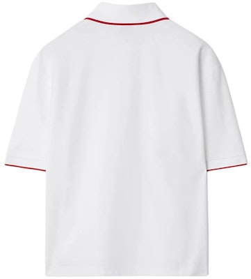 (Women) Burberry Iconic Stripe Short Sleeve Polo Shirt - White 80844261 Lookbook (Women) Burberry Iconic Stripe Short Sleeve Polo Shirt - White 80844261