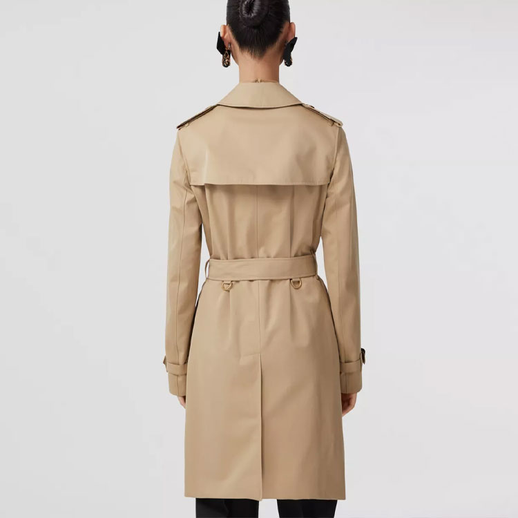 (Women) Burberry  Kensington Trench Coat FW22 Classic Double-Breasted Khaki. 80580281 圖 4