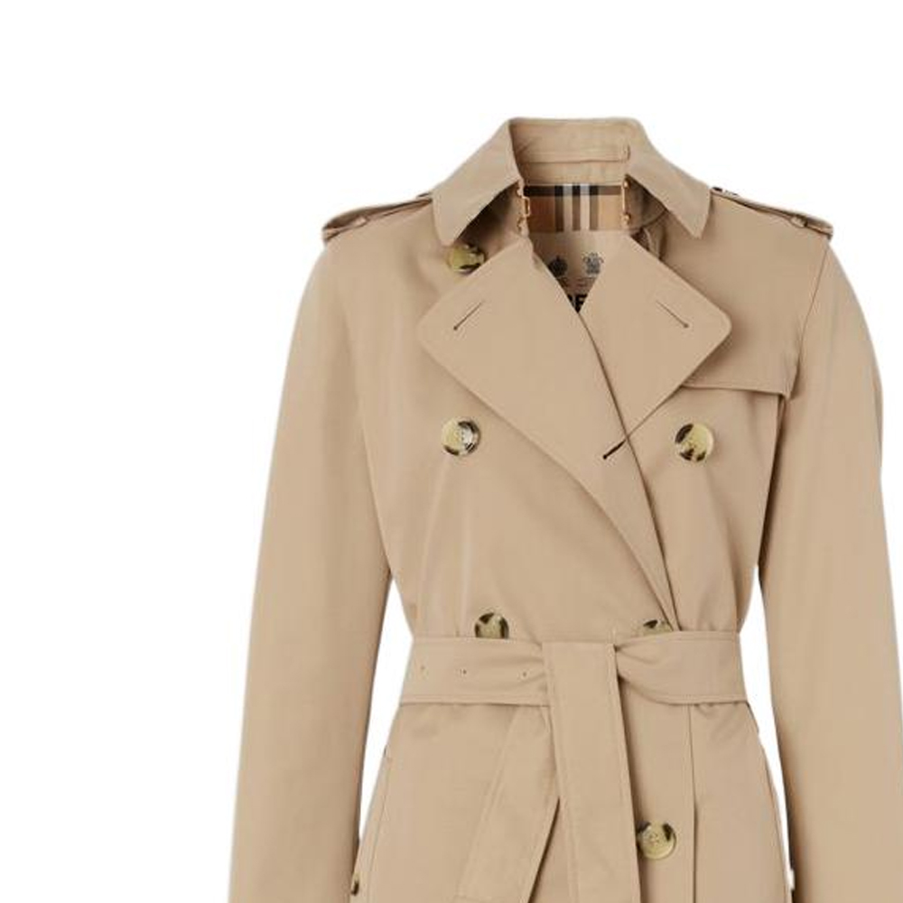 (Women) Burberry  Kensington Trench Coat FW22 Classic Double-Breasted Khaki. 80580281 圖 5