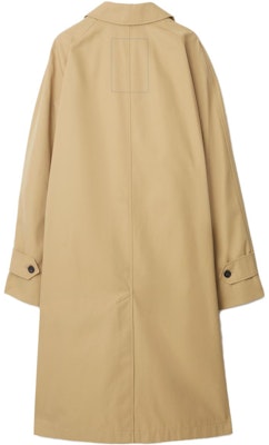 (W) Abrigo Casual Burberry Caqui de Manga Larga con Botonadura Simple. 80808161 Lookbook (W) Abrigo Casual Burberry Caqui de Manga Larga con Botonadura Simple. 80808161