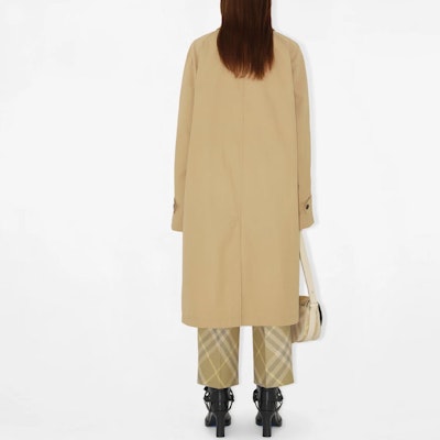 (W) Abrigo Casual Burberry Caqui de Manga Larga con Botonadura Simple. 80808161 Purchase (W) Abrigo Casual Burberry Caqui de Manga Larga con Botonadura Simple. 80808161