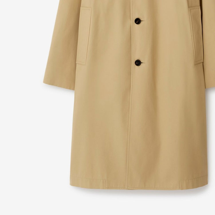 Cheap (W) Abrigo Casual Burberry Caqui de Manga Larga con Botonadura Simple. 80808161