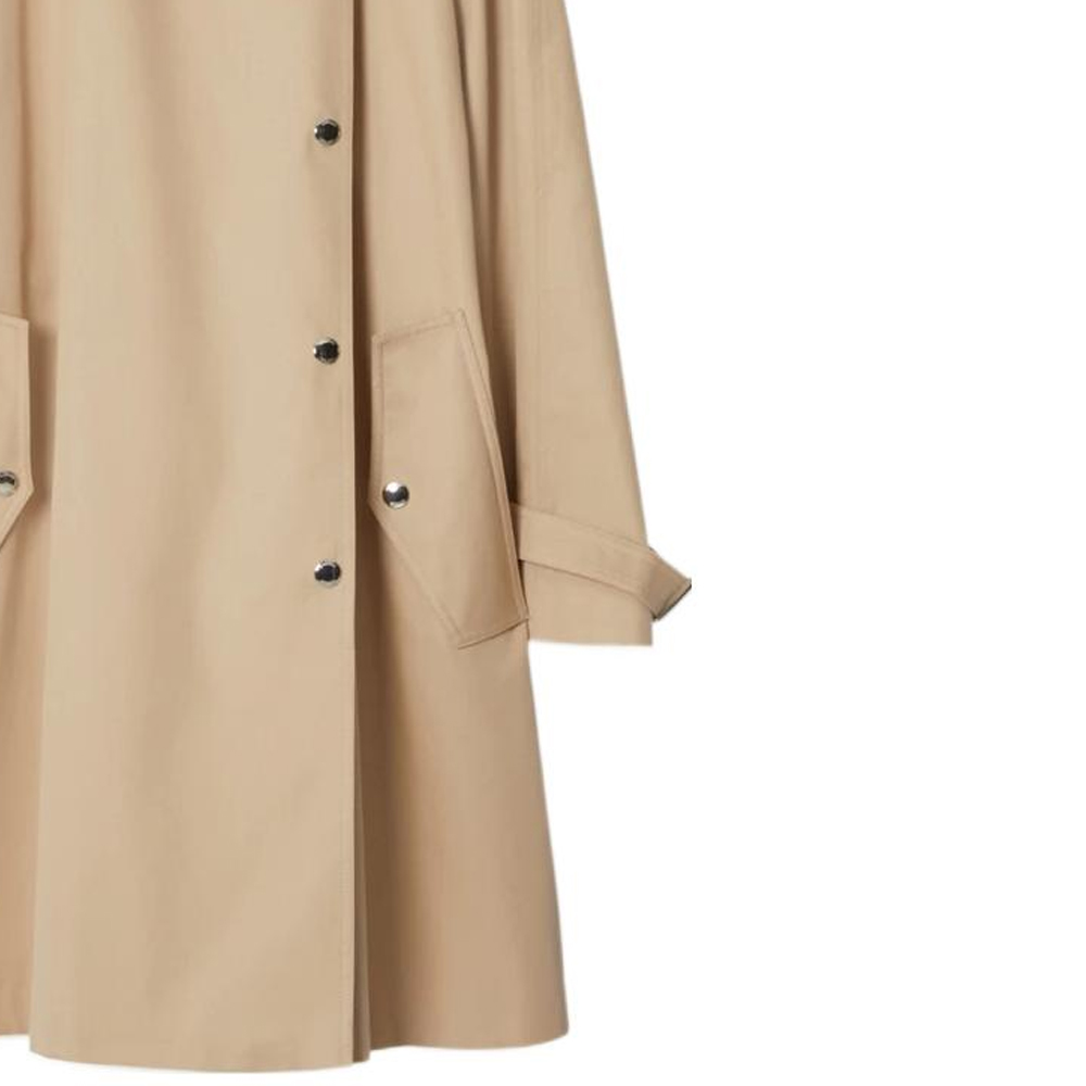 (Women) Burberry  Khaki SS23 Single-Breasted Drawstring Long Sleeve Coat. 80657861 圖 6