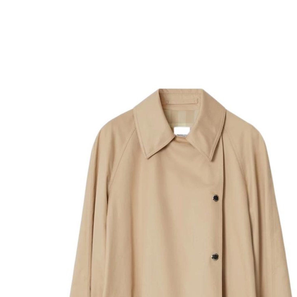 (Women) Burberry  Khaki SS23 Single-Breasted Drawstring Long Sleeve Coat. 80657861 圖 8