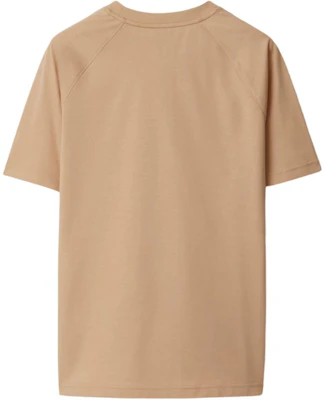 (Women) Burberry Letter Logo Print Raglan Sleeve T-Shirt Soft Yellow-Brown SS24 80843501 Lookbook (Women) Burberry Letter Logo Print Raglan Sleeve T-Shirt Soft Yellow-Brown SS24 80843501