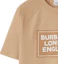 Details for (Women) Burberry Letter Logo Print Raglan Sleeve T-Shirt Soft Yellow-Brown SS24 80843501
