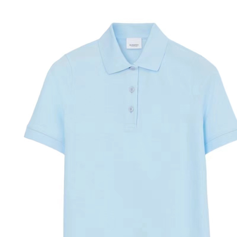 Lookbook (W) Burberry Polo Azul Claro Manga Corta Corte Recto. 80668991