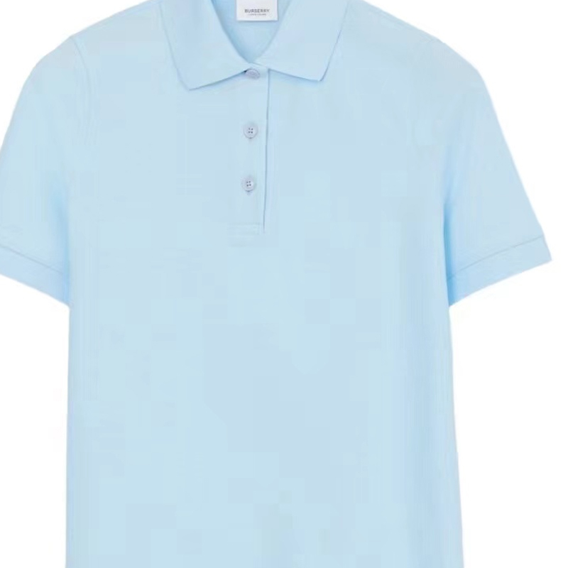 Purchase (W) Burberry Polo Azul Claro Manga Corta Corte Recto. 80668991