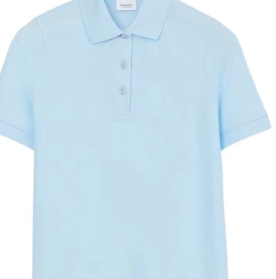 (W) Burberry Polo Azul Claro Manga Corta Corte Recto. 80668991 Purchase (W) Burberry Polo Azul Claro Manga Corta Corte Recto. 80668991