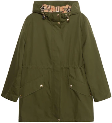 (W) Burberry 轻便连帽军绿色风衣 SS22. 80543311 Buy (W) Burberry 轻便连帽军绿色风衣 SS22. 80543311