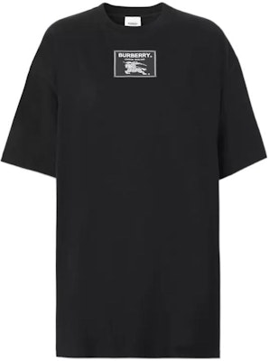 (Women) Burberry Logo Badge Crew Neck Short Sleeve Tee Black FW22 80634771 Order (Women) Burberry Logo Badge Crew Neck Short Sleeve Tee Black FW22 80634771