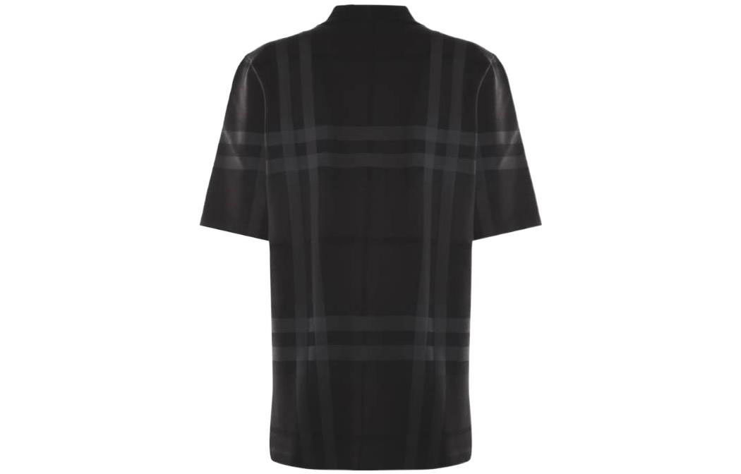 (Women) Burberry  Logo Check Short Sleeve Polo Shirt - Black 80413241 圖 3