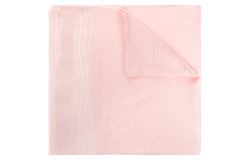 (Women) Burberry  Logo Design Pink Silk Scarf. 80667101
