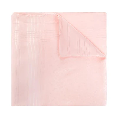 (Women) Burberry Logo Design Pink Silk Scarf. 80667101