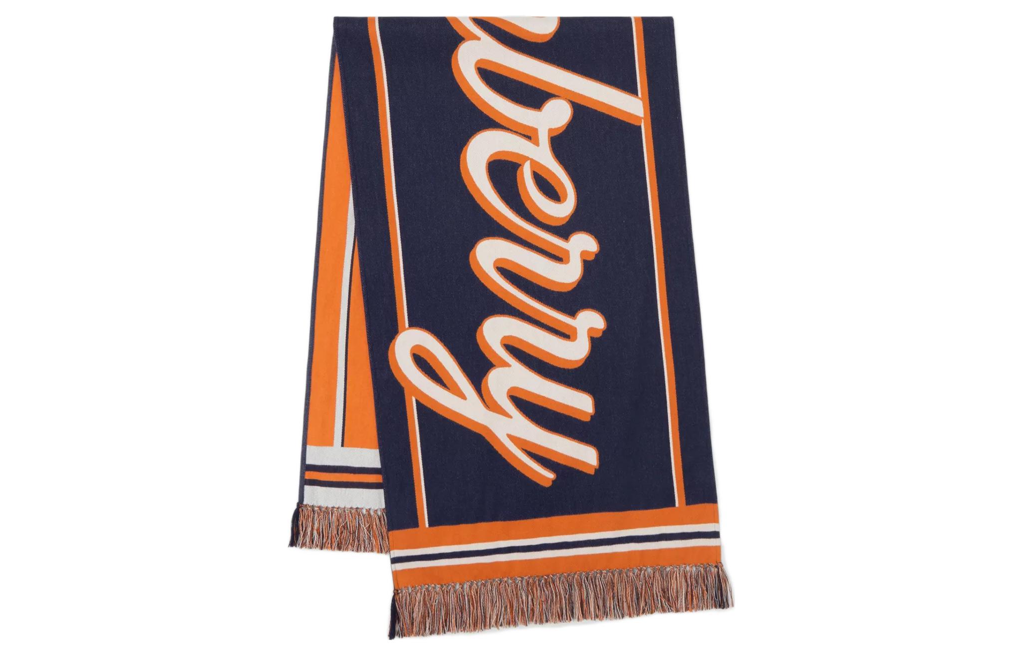 (Women) Burberry  Logo Jacquard Cotton Knit Scarf. 80549871 圖 2