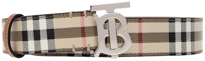 (Women) Burberry Logo Pattern Polyurethane Belt Multicolor 3cm Width. 8070411A1367 (Women) Burberry Logo Pattern Polyurethane Belt Multicolor 3cm Width. 8070411A1367