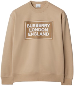 (W) Burberry 徽標印花圓領運動衫 卡其色 80847621 Order (W) Burberry 徽標印花圓領運動衫 卡其色 80847621