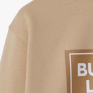 (W) Burberry 徽標印花圓領運動衫 卡其色 80847621 Purchase (W) Burberry 徽標印花圓領運動衫 卡其色 80847621