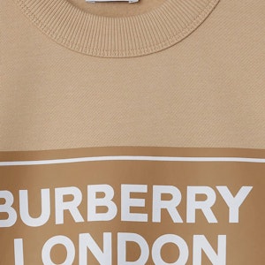 (W) Burberry 徽標印花圓領運動衫 卡其色 80847621 Details for (W) Burberry 徽標印花圓領運動衫 卡其色 80847621