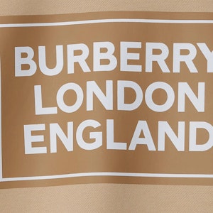 (W) Burberry 徽標印花圓領運動衫 卡其色 80847621 Sizing (W) Burberry 徽標印花圓領運動衫 卡其色 80847621