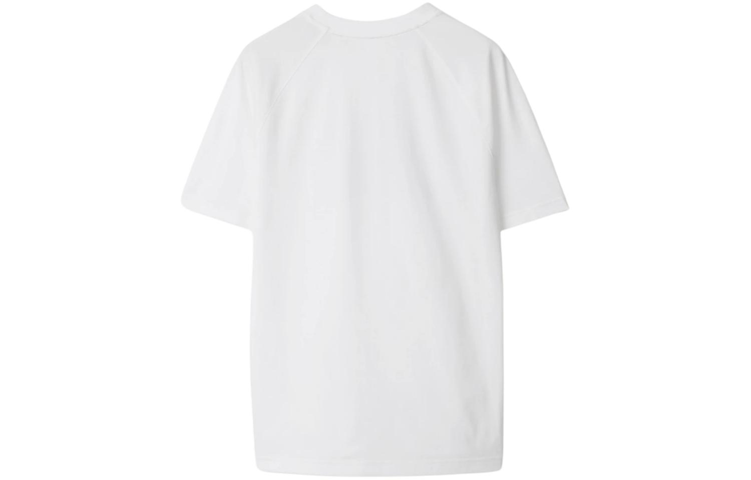 (Women) Burberry  Logo Print Raglan Sleeve White T-Shirt SS24 Short Sleeve. 80843491 圖 3