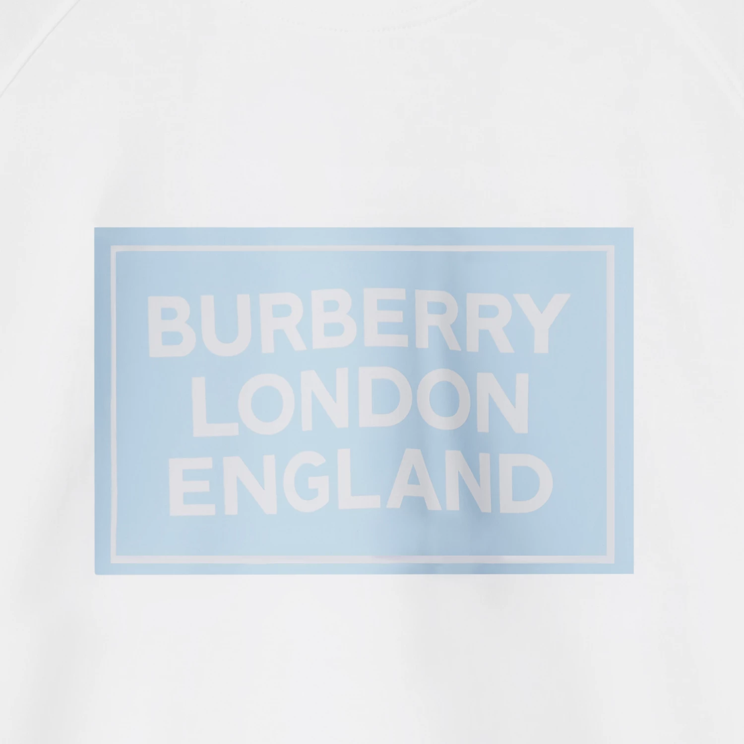 (Women) Burberry  Logo Print Raglan Sleeve White T-Shirt SS24 Short Sleeve. 80843491 圖 7