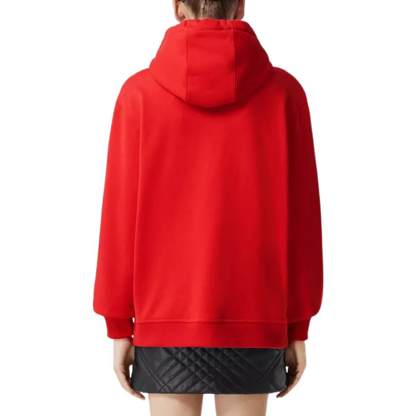 Shop (Women) Burberry  Logo Printed Sweatshirt Red Color. 80650221