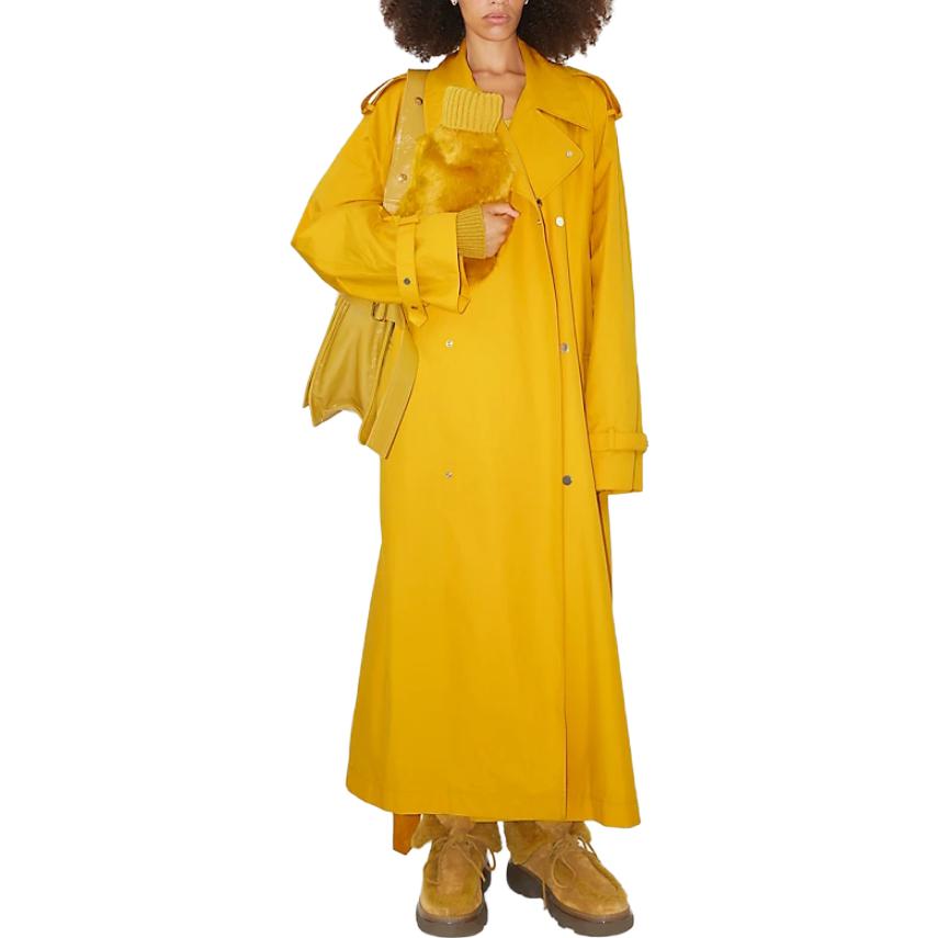 Cheap (W) 博柏利 长款双排扣纯色风衣 80771531