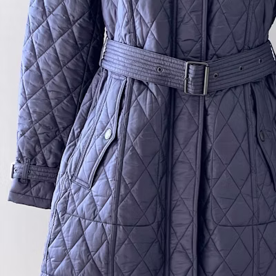 (W) 버버리 롱 후드 패딩 코트 솔리드 컬러 벨트 디자인. 80613431 Details for (W) 버버리 롱 후드 패딩 코트 솔리드 컬러 벨트 디자인. 80613431