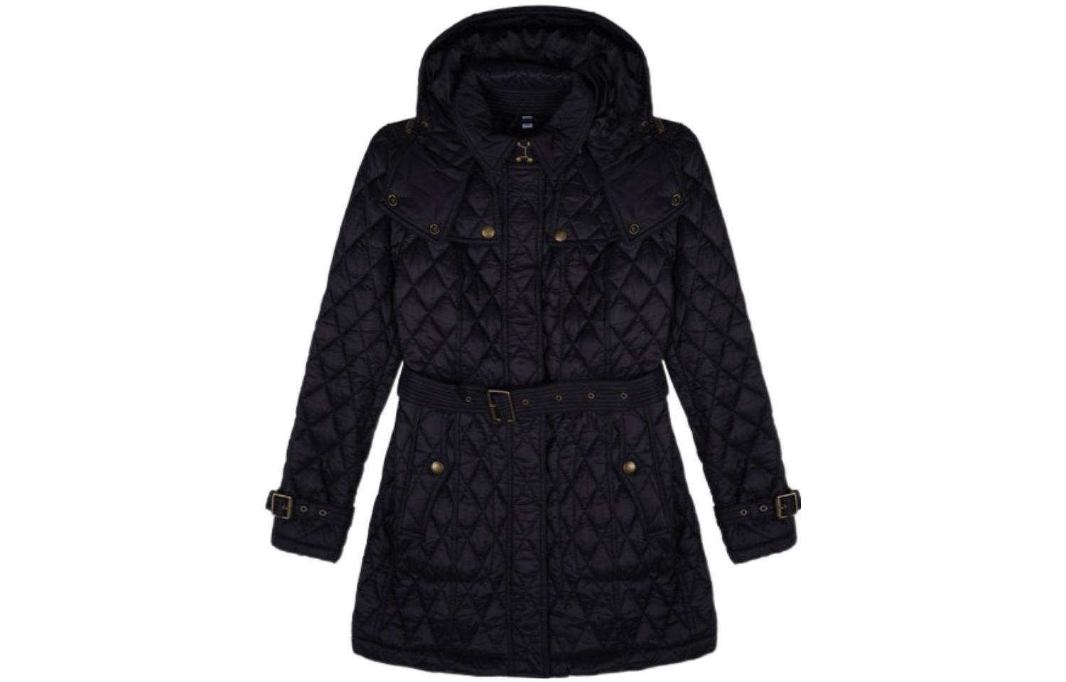 Cheap (W) 버버리 롱 후드 패딩 코트 솔리드 컬러 벨트 디자인. 80613431