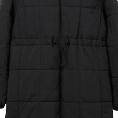 (W) Chaqueta Larga con Capucha Ajustada de Algodón Burberry - Negra 80740891 Details for (W) Chaqueta Larga con Capucha Ajustada de Algodón Burberry - Negra 80740891