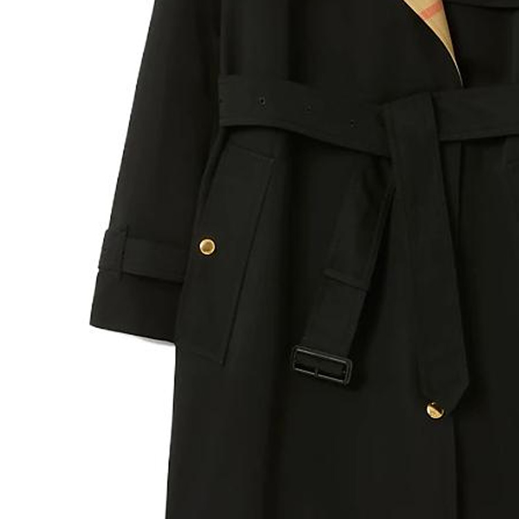 Purchase (Women) Burberry  Long Loose Fit Trench Coat Black 80763621