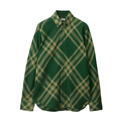 (Women) Burberry Loose Fit Stripe Long Sleeve Shirt - Pale Primrose. 80835951