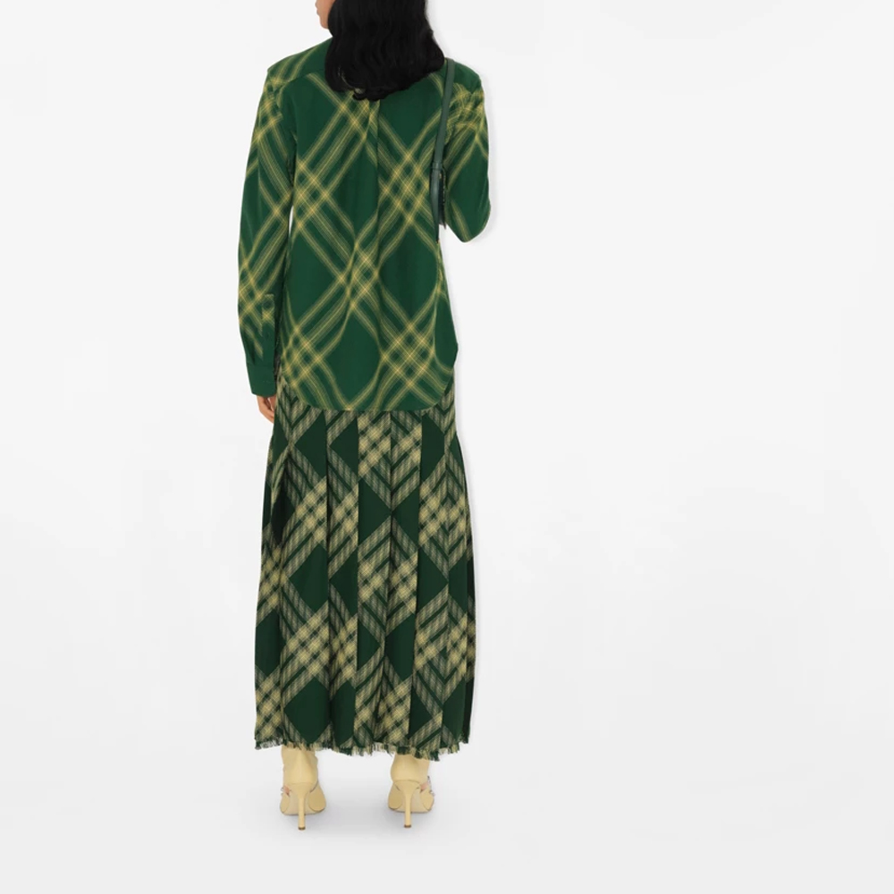 (Women) Burberry  Loose Fit Stripe Long Sleeve Shirt - Pale Primrose. 80835951 圖 5