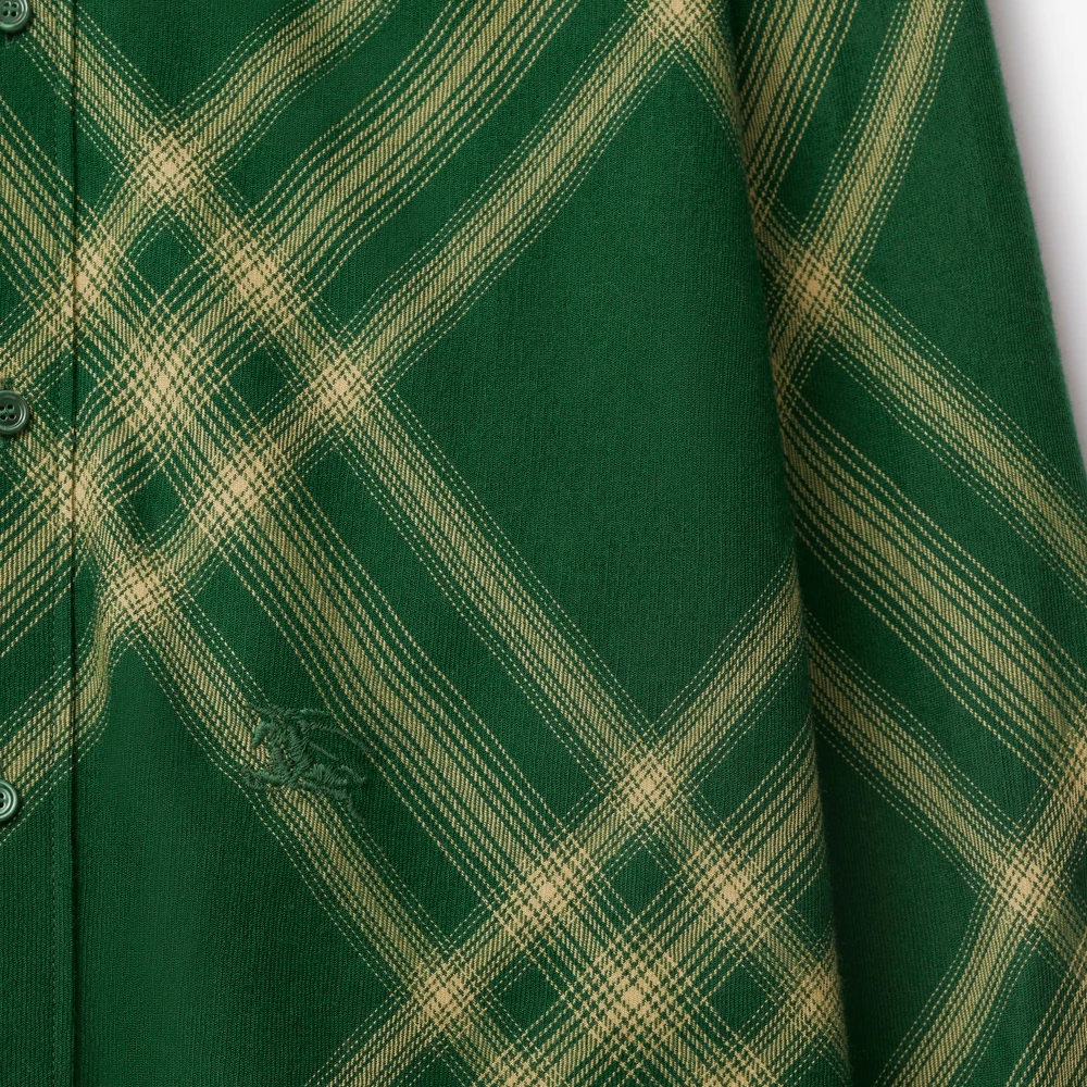 (Women) Burberry  Loose Fit Stripe Long Sleeve Shirt - Pale Primrose. 80835951 圖 7