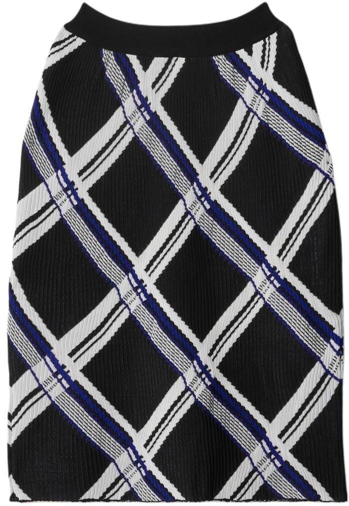 women-burberry-mid-length-slim-fit-casual-dress-black-check-pattern-80888681